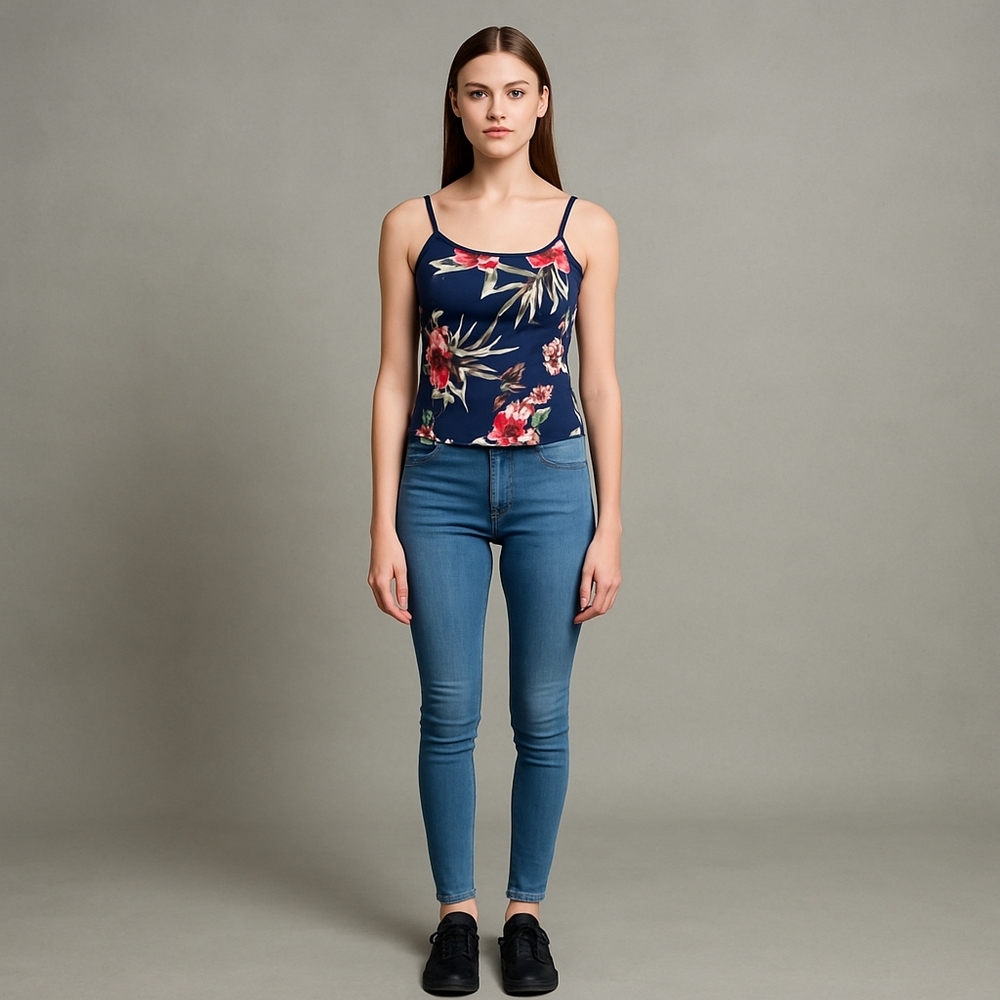 La Cabana Tank Top Hawaiian Floral